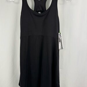 Kyodan Black Racerback Athletic Dress w/ Built-In Shorts & Bra | XS